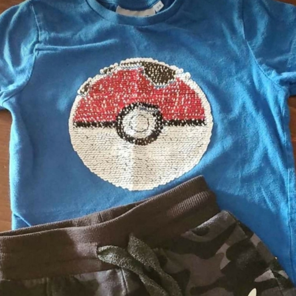 Primark Blue and Black Kids Matching Set
